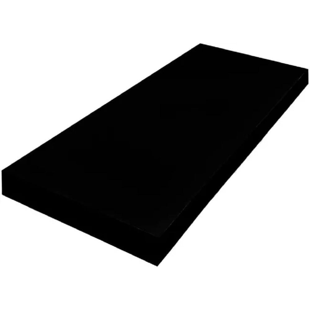 MENSOLA PARETE LEGNO 80X23,5X3,8CM PENSILE SCAFFALE A MURO STAFFE NERO