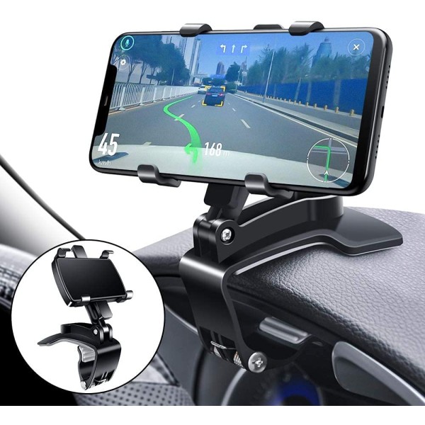 360 Gradi Di Rotazione Porta Cellulare Per Auto Per Design Clip Cruscotto ,  Supporto Per Telefono Compatibile Con Smartphone Da 4-7 Pollici
