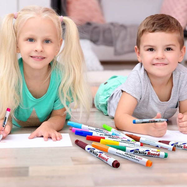 Penna magica per pittura ad acqua pennarelli galleggianti per bambini  colorati che disegnano pennarelli magici per lavagna giocattoli per  l'educazione precoce