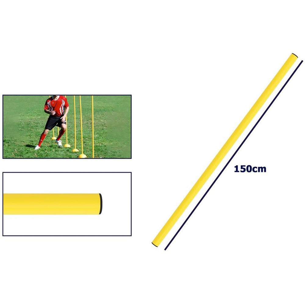 MARCATORI PER ALLENAMENTO ALTEZZA 150 CM CALCIO BARRA OSTACOLI SLALOM FLUO