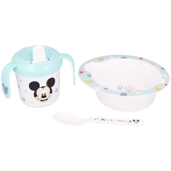 Set 3 contenitori per alimenti Disney Baby Mickey Mouse - MammacheShop