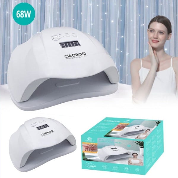 LAMPADA UV LED 68W 36LED FORNETTO RICOSTRUZIONE UNGHIE NAIL ART TX8486