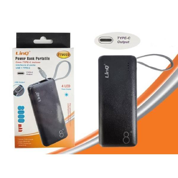 POWER BANK PORTATILE USB 5000MAH SMARTPHONE BATTERIA MAXTECH PA-TM011