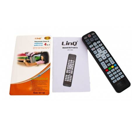 BES-32322 - Telecomandi Home Audio - beselettronica - Telecomando  Universale TV 4 in 1 Controllo Remoto SAT DVD AUX RM-860
