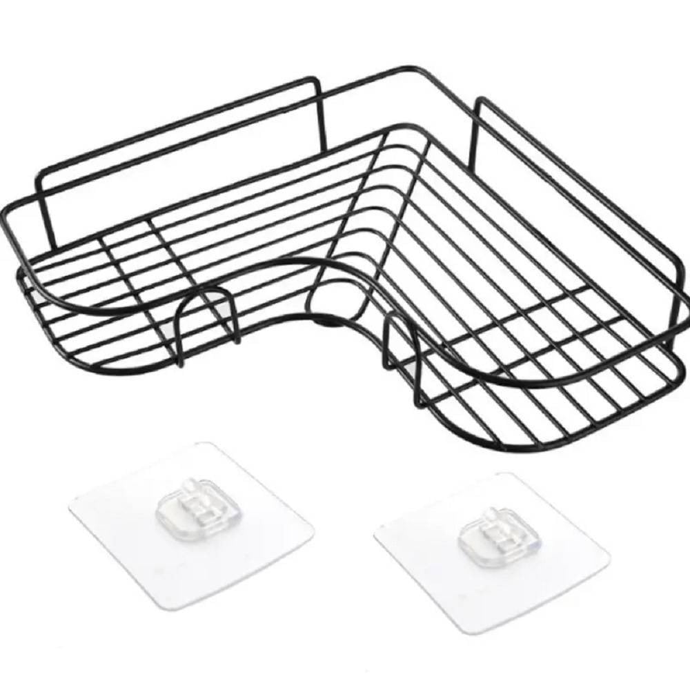 SUPPORTO ANGOLARE PARETE MENSOLA APPENDERE SENZA PUNZONATURA BAGNO CUCINA