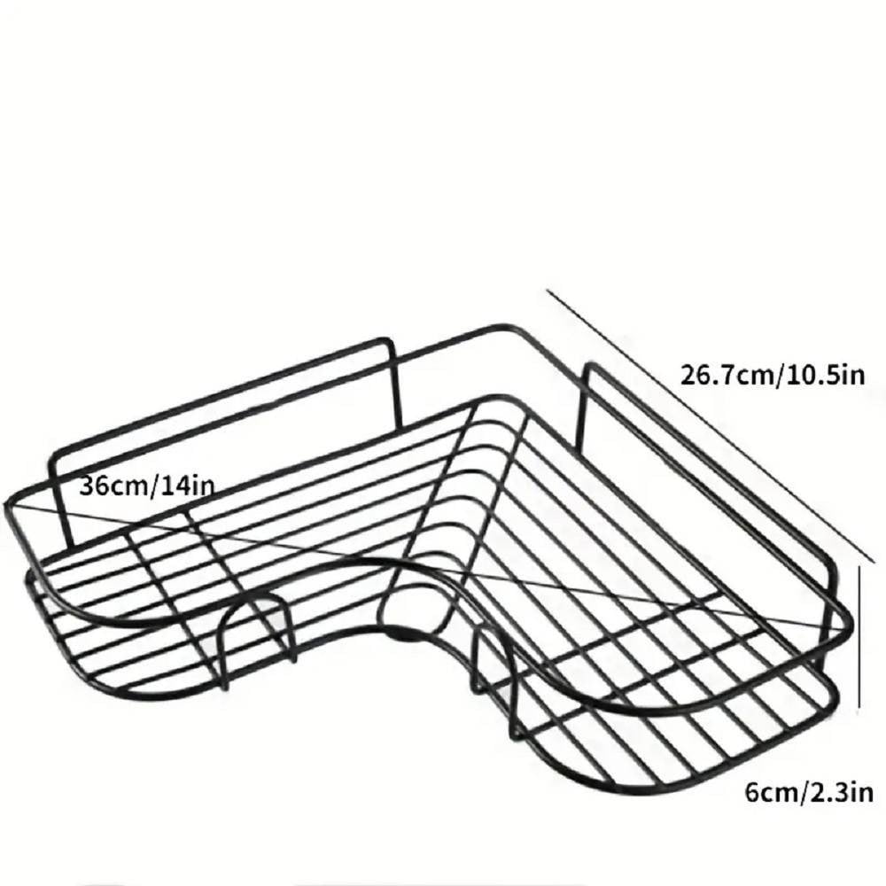 SUPPORTO ANGOLARE PARETE MENSOLA APPENDERE SENZA PUNZONATURA BAGNO CUCINA