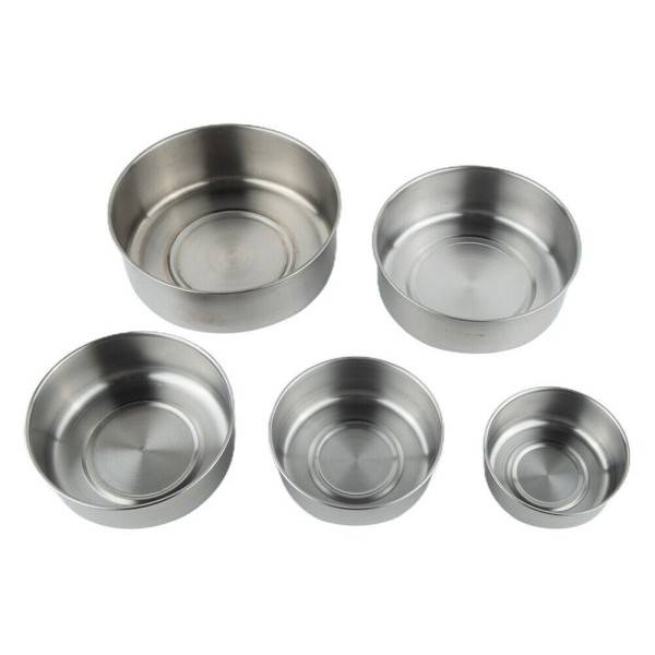 Acesunny Contenitore ermetico per alimenti in acciaio inox, per cereali da  cucina, in acciaio inox, con coperchio (6 L)