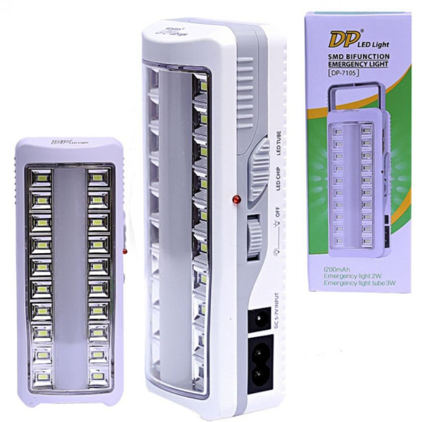 LAMPADA DI EMERGENZA 20 LED SMD CON NEON RICARICABILE PER CASA AUTO CAMPER