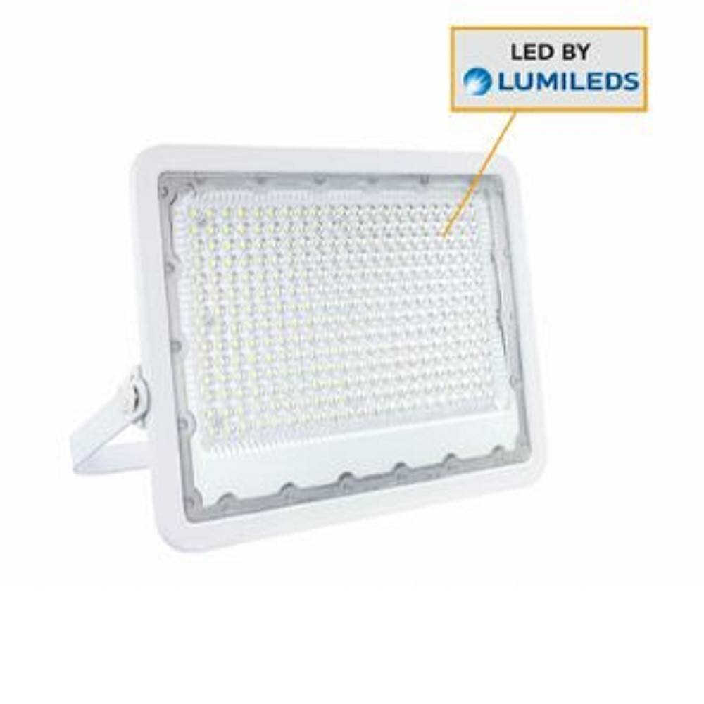 FARO LED 200W SLIM ESTERNO BIANCO IP65 LUCE 6500K 4000K 3000K FS200W-B