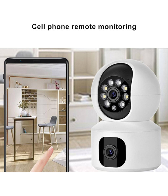 Telecamera 4G LTE Senza WiFi Con SIM – 2.5K 5MP, Visione Notturna A Colori, Rilevamento Movimento E Batteria 5000 MAh