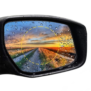 TRIXES Specchio retrovisore pellicola protettiva adesivi auto -  Antiappannamento - Antiriflesso - Impermeabile - Antipioggia - Universale  auto furgoni