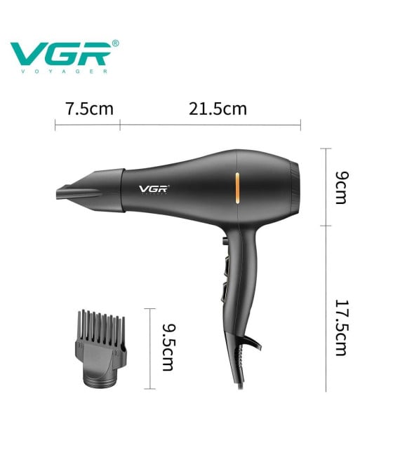Asciugacapelli Professionale VGR V-433 – Hair Dryer Parrucchiere 2200W