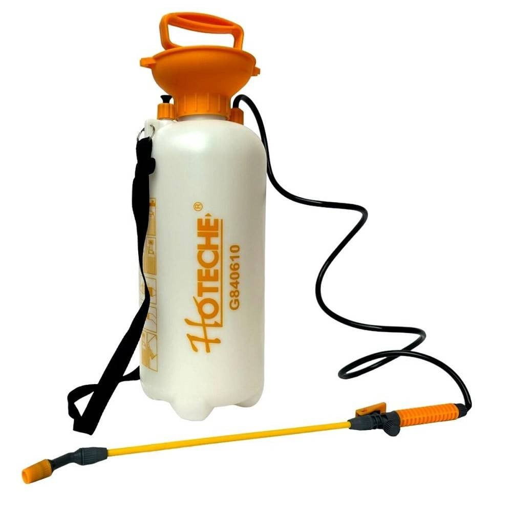 POMPA IRRORATRICE A PRESSIONE 8LT +SPRUZZINO VAPORIZZATORE MANUALE 1LT