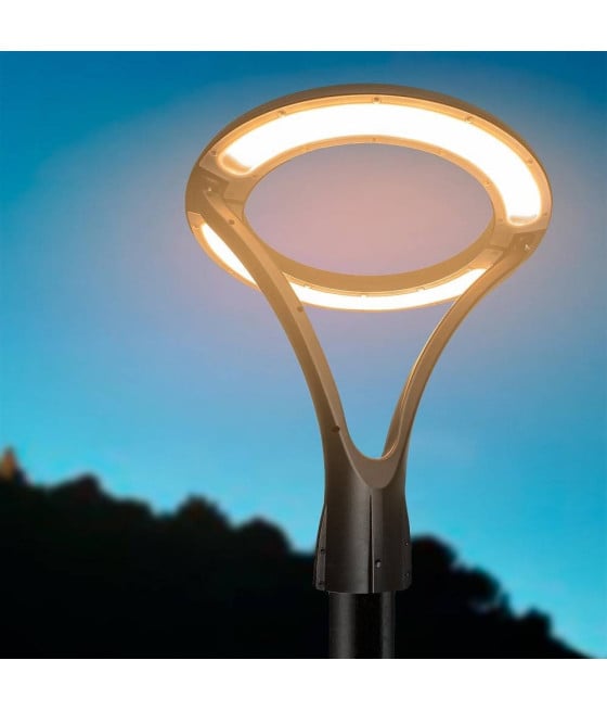 LAMPIONE MODERNO LED 100W CERCHIO IP65 LUCE ESTERNI GIARDINO GD-100W