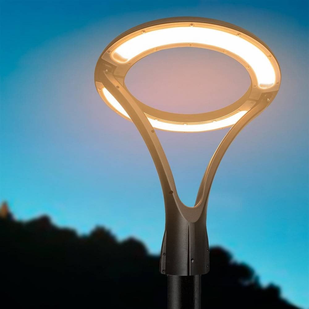 LAMPIONE MODERNO LED 100W CERCHIO IP65 LUCE ESTERNI GIARDINO GD-100W