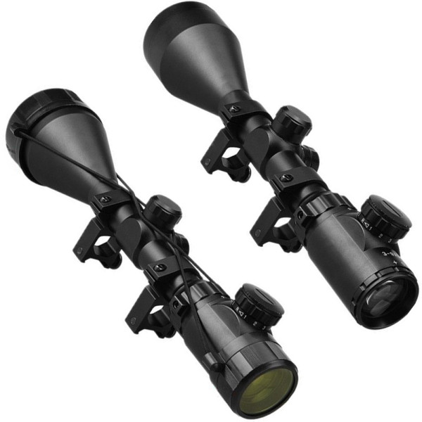 MIRINO OTTICO DI PRECISIONE PER FUCILE PER CARABINA RETICOLO ILLUMINATO 3-9x56E