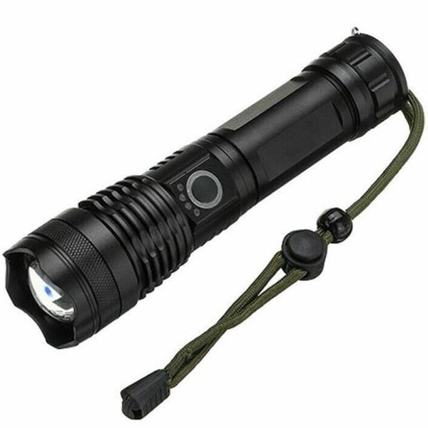 TORCIA TATTICA/MILITARE LED CREE T6 RICARICABILE ZOOM BATTERIA A90-P50