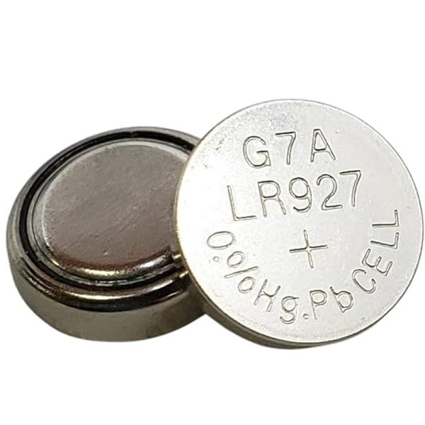 BATTERIE ALKALINE LR927/G7 1.5V 40MAH PILE BOTTONE OROLOGI TELECOMANDI