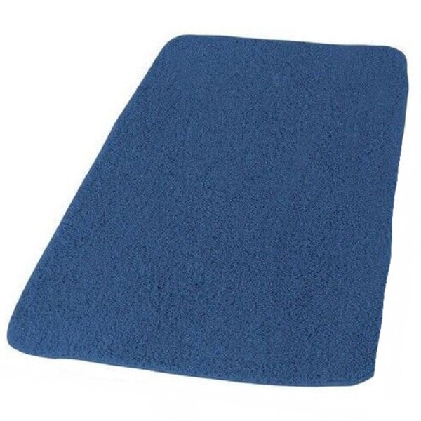 TAPPETO TAPPETINO IN TESSUTO PER ARREDO BAGNO CASA 45 X 75CM BLU 69906