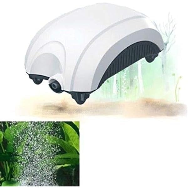 POMPA ARIA AREATORE AERATORE PER DA ACQUARIO PESCI 1.6 L/M ESTERNA 1.5 W AP1688