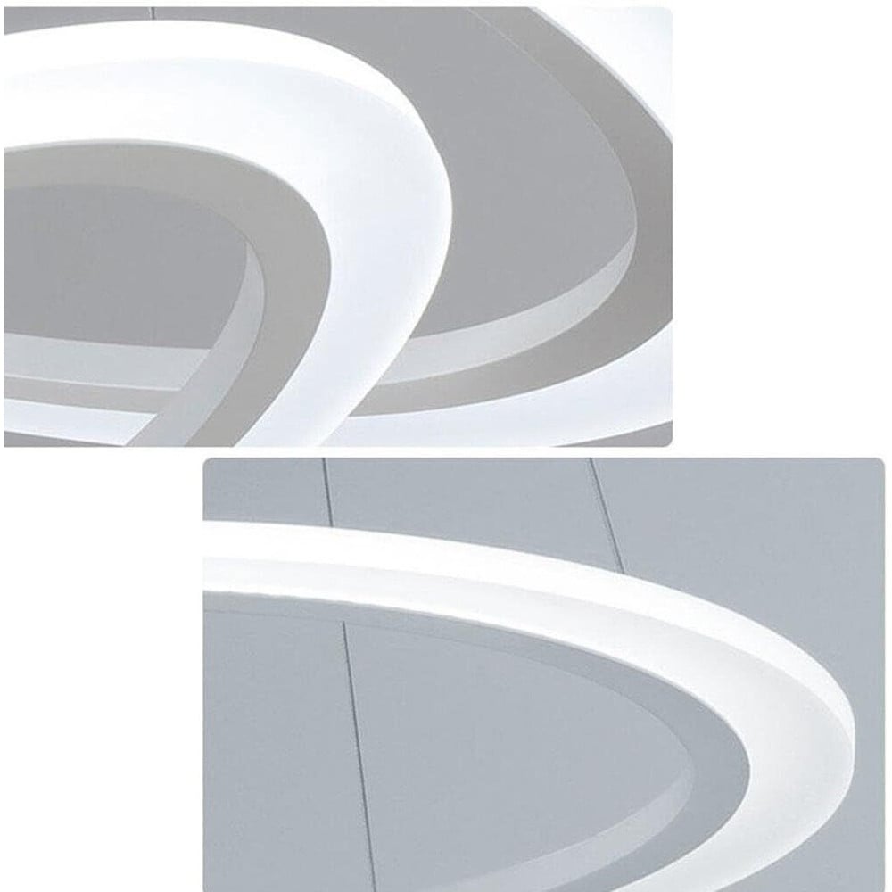 LAMPADARIO LED SOSPENSIONE 68W 3 CERCHI REGOLABILE DIMMERABILE A66-B3C