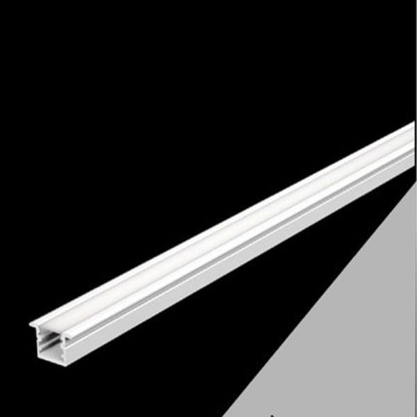 10PZ PROFILO ALLUMINIO 2MT STRISCIA LED CALPESTABILE A INCASSO AL-23