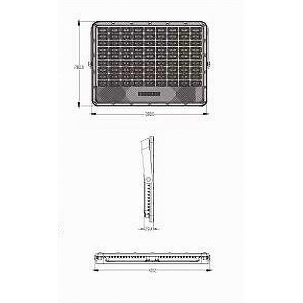 FARO LED PANNELLO SOLARE 500W LUCE FREDDA INDICATORE CARICA TK08-500W
