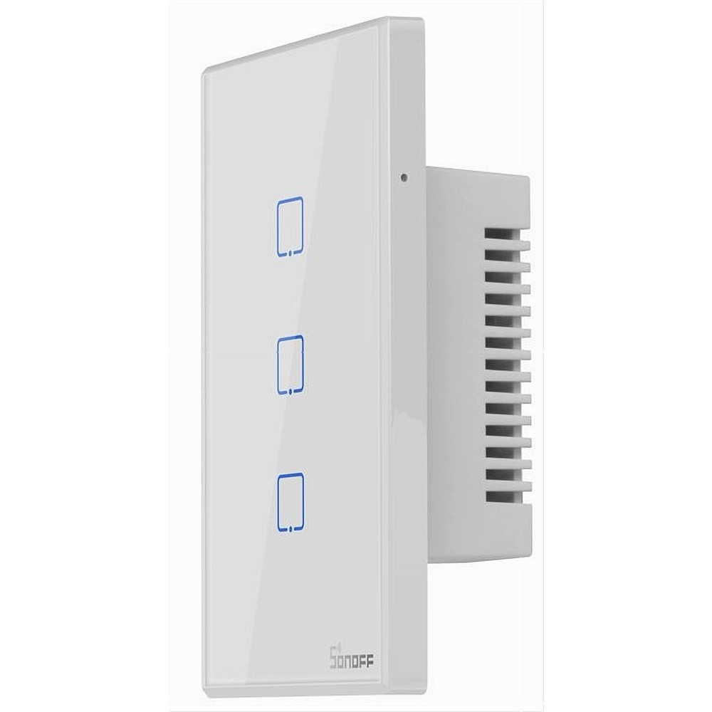 INTERRUTTORE SONOFF SMART 3 CANALE CONTROLLER WIFI PLACCA TOUCH T2US3C