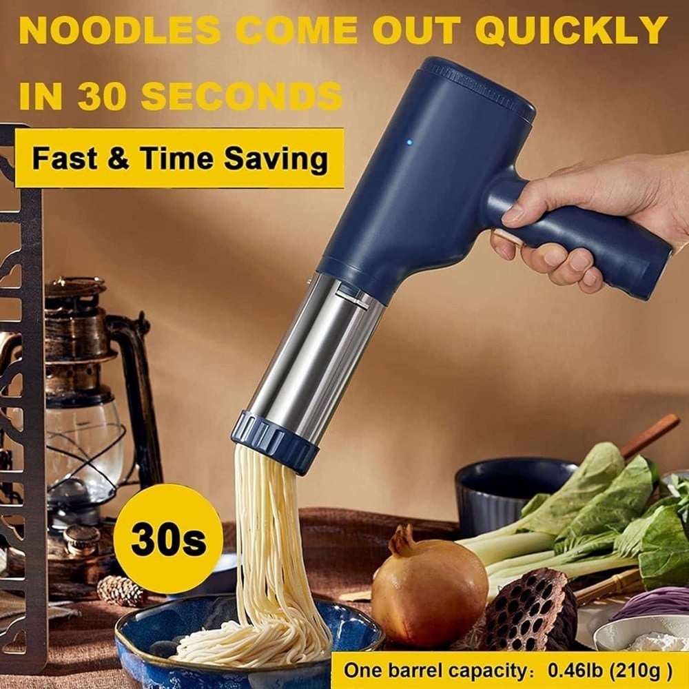 MACCHINA PER PASTA ELETTRICA WIRELES AUTOMATICA PORTATILE CON 3 STAMPI