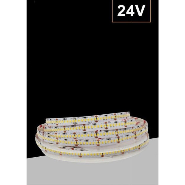 STRISCIA LED 24V 5 MT SMD2835 15W IP20 3 COLORAZIONI LUCE 24V-238-3C