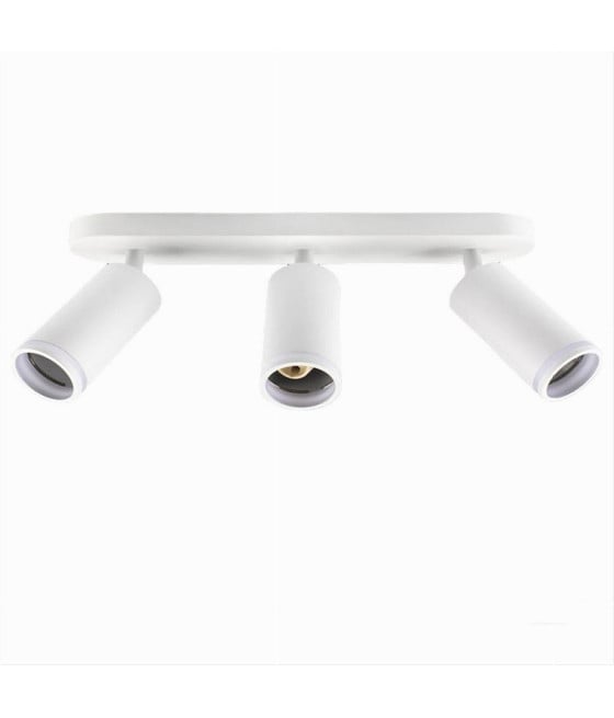 APPLIQUE PLAFONIERA ORIENTABILE SOFFITTO PARETE 3 DIFFUSORI GU10 TS-3