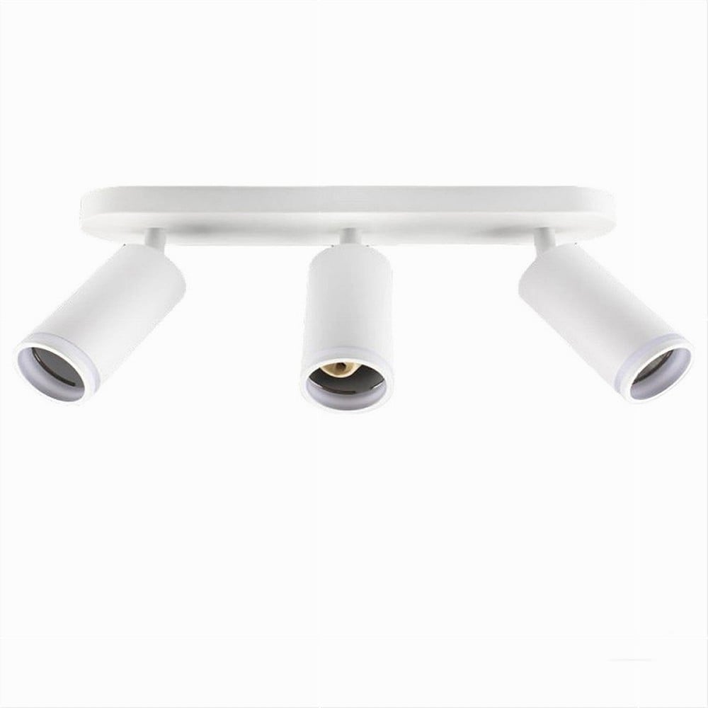 APPLIQUE PLAFONIERA ORIENTABILE SOFFITTO PARETE 3 DIFFUSORI GU10 TS-3