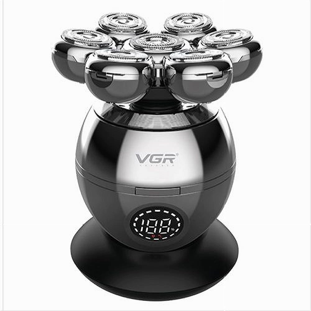 VGR V-315 Rasoio Professionale 7D Rotary Shaver Trimmer Barber IPX5
