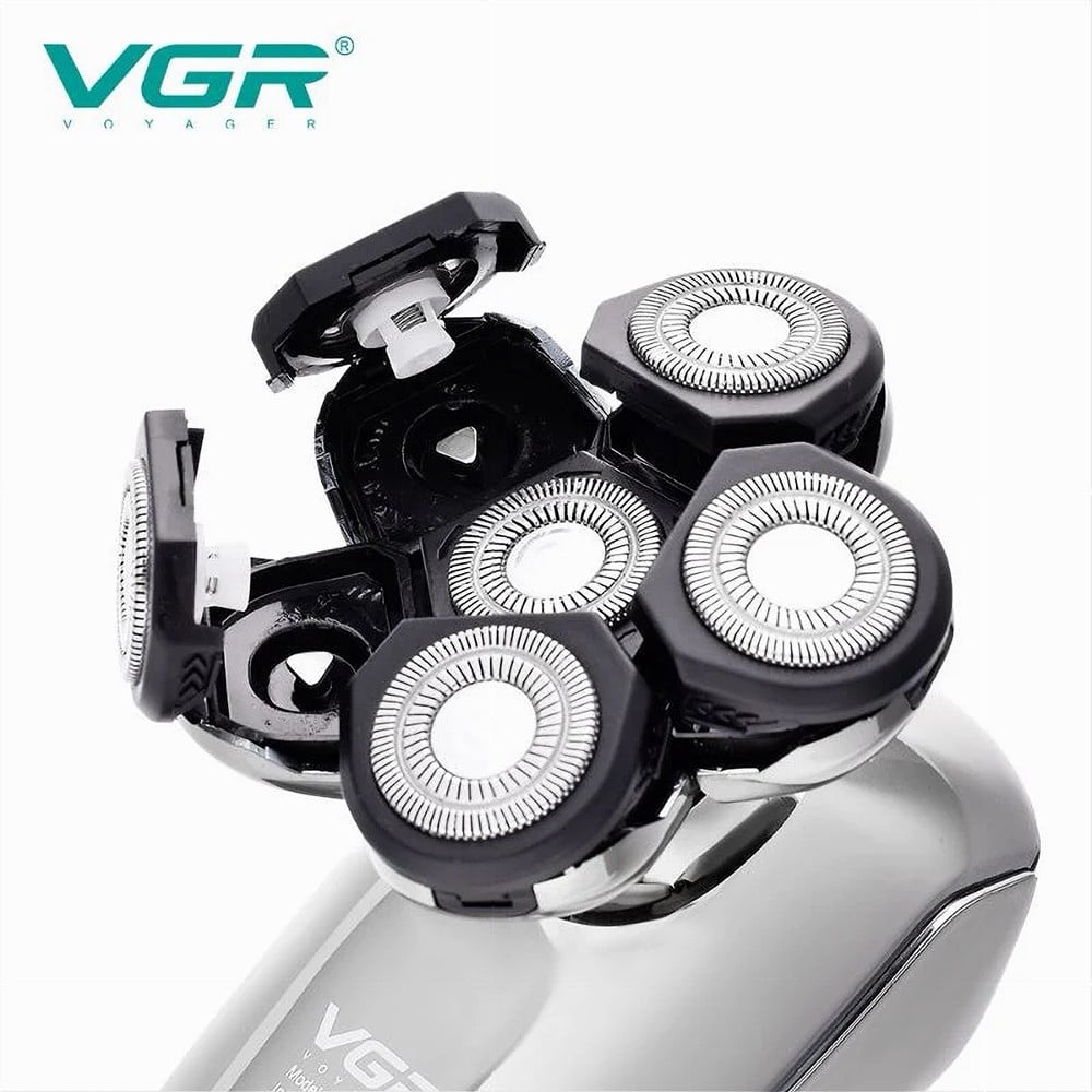 Tagliacapelli professionale VGR V-320 – Rasoio 5in1 Rotary Shaver Barber LED