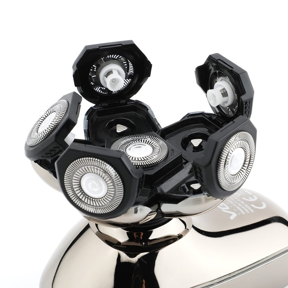 Tagliacapelli professionale VGR V-320 – Rasoio 5in1 Rotary Shaver Barber LED