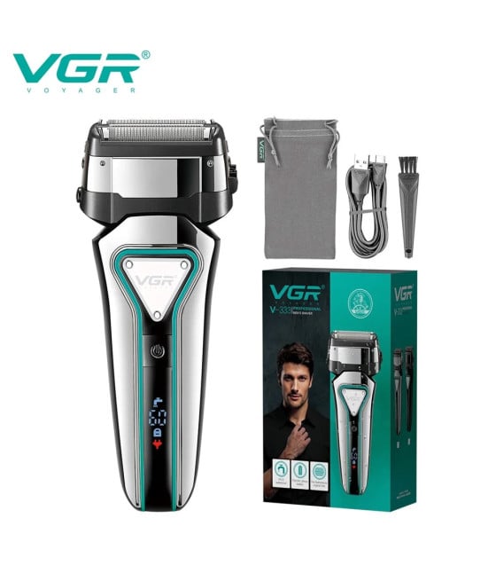VGR V-333 Foil Shaver Rasoio Professionale Barber Trimmer Rasatura Zero