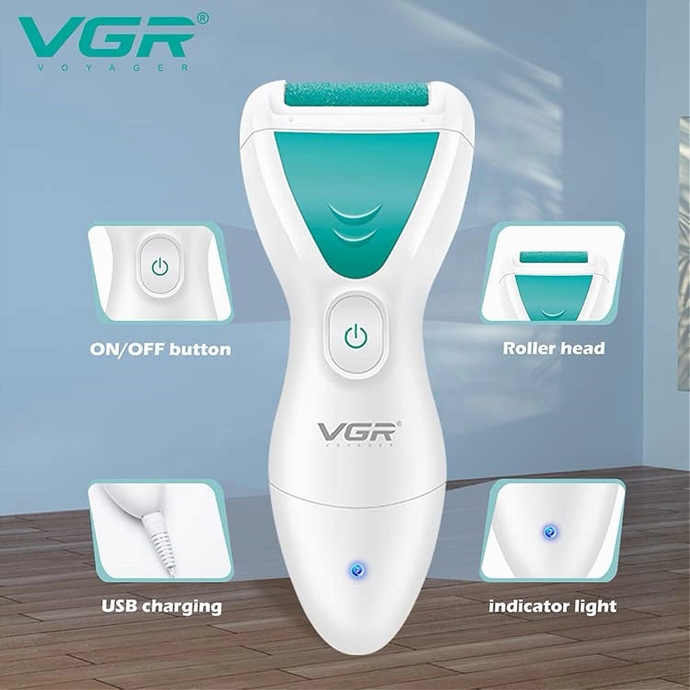 VGR V-812 Rimuovi Calli Professionale Impermeabile Kit Pedicure Pro