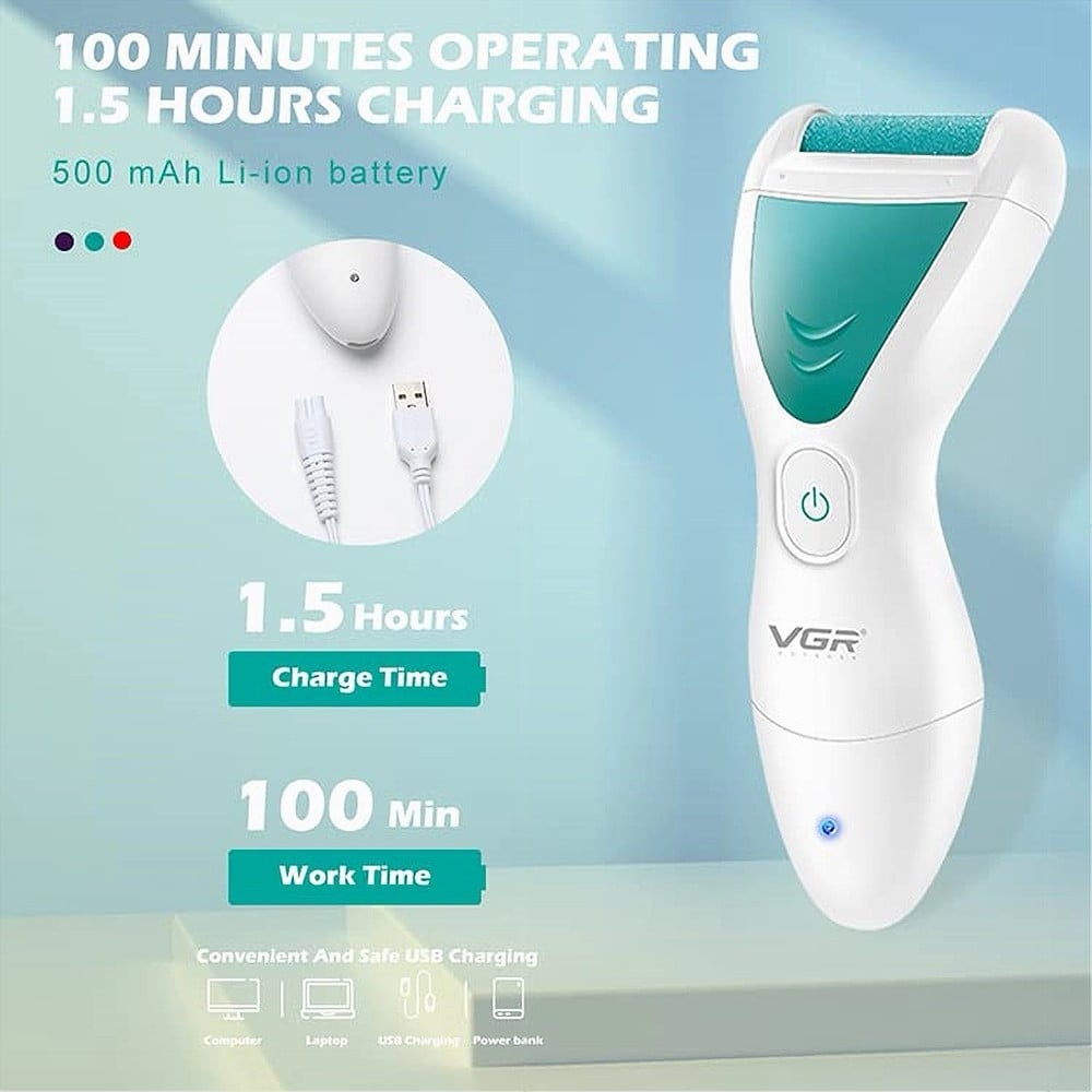 VGR V-812 Rimuovi Calli Professionale Impermeabile Kit Pedicure Pro