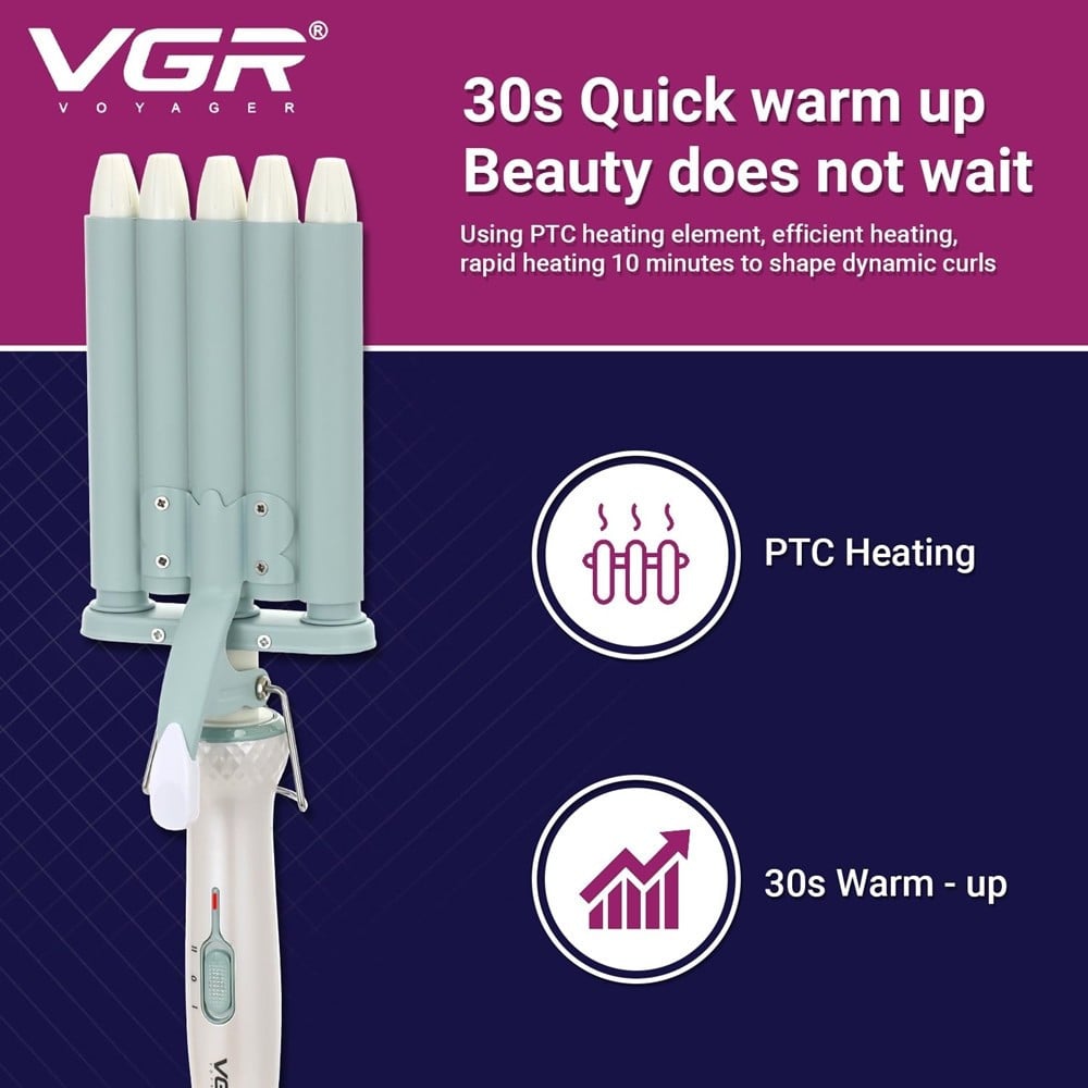 Arricciacapelli Professionale VGR V-597 | Onde Naturali & Styling Parrucchiere