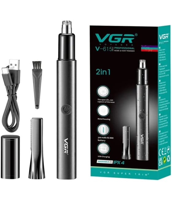 Tagliacapelli professionale VGR V-615 | Trimmer barber 2in1 naso e capelli