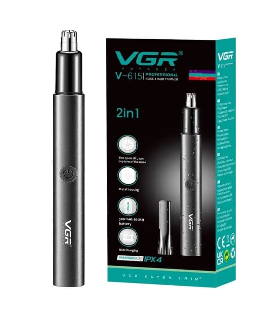 Tagliacapelli professionale VGR V-615 | Trimmer barber 2in1 naso e capelli