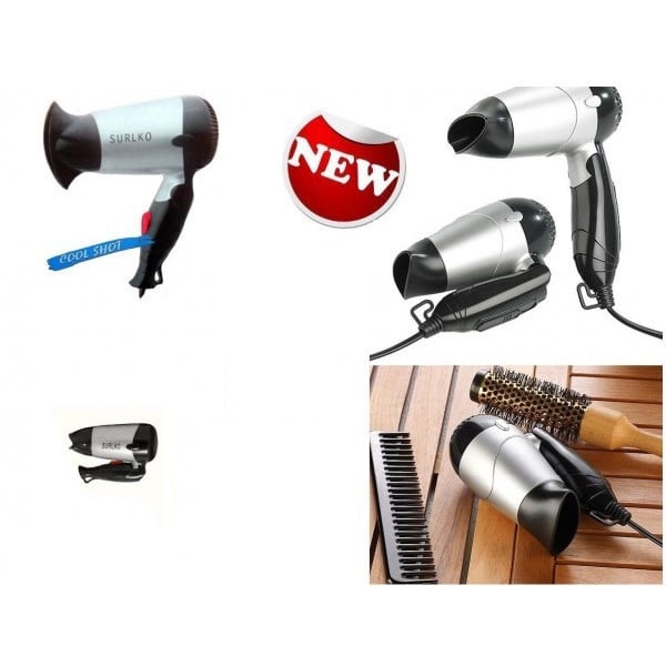 PHONO MINI ASCIUGACAPELLI 1200 WATT DA VIAGGIO SPORT PIEGHEVOLE