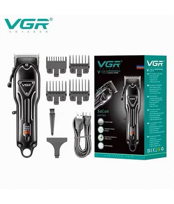 Tagliacapelli Professionale VGR V-051 Clipper Barber Display LED USB