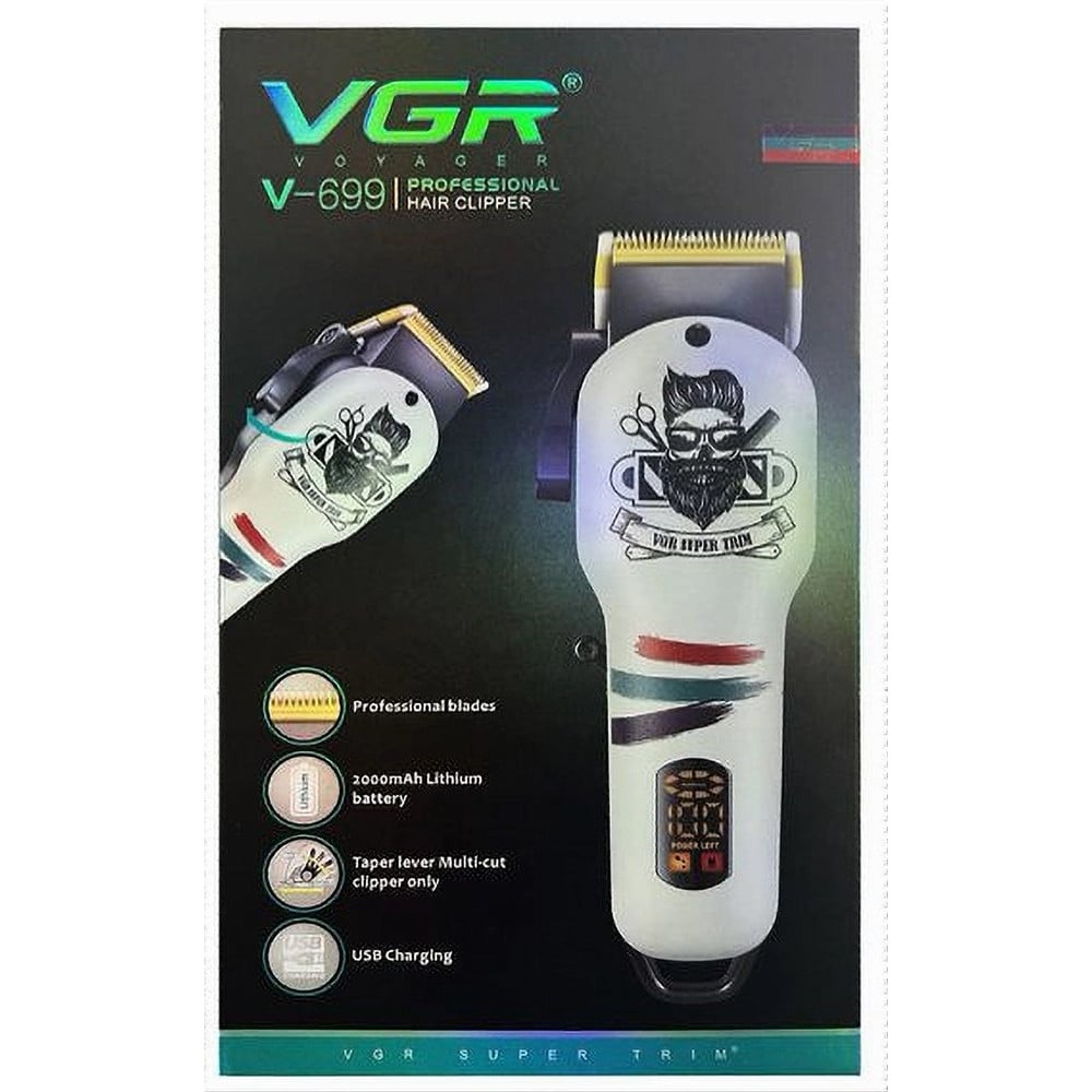 Tagliacapelli Professionale VGR V-699 | Clipper Barber | Rasoio Pro
