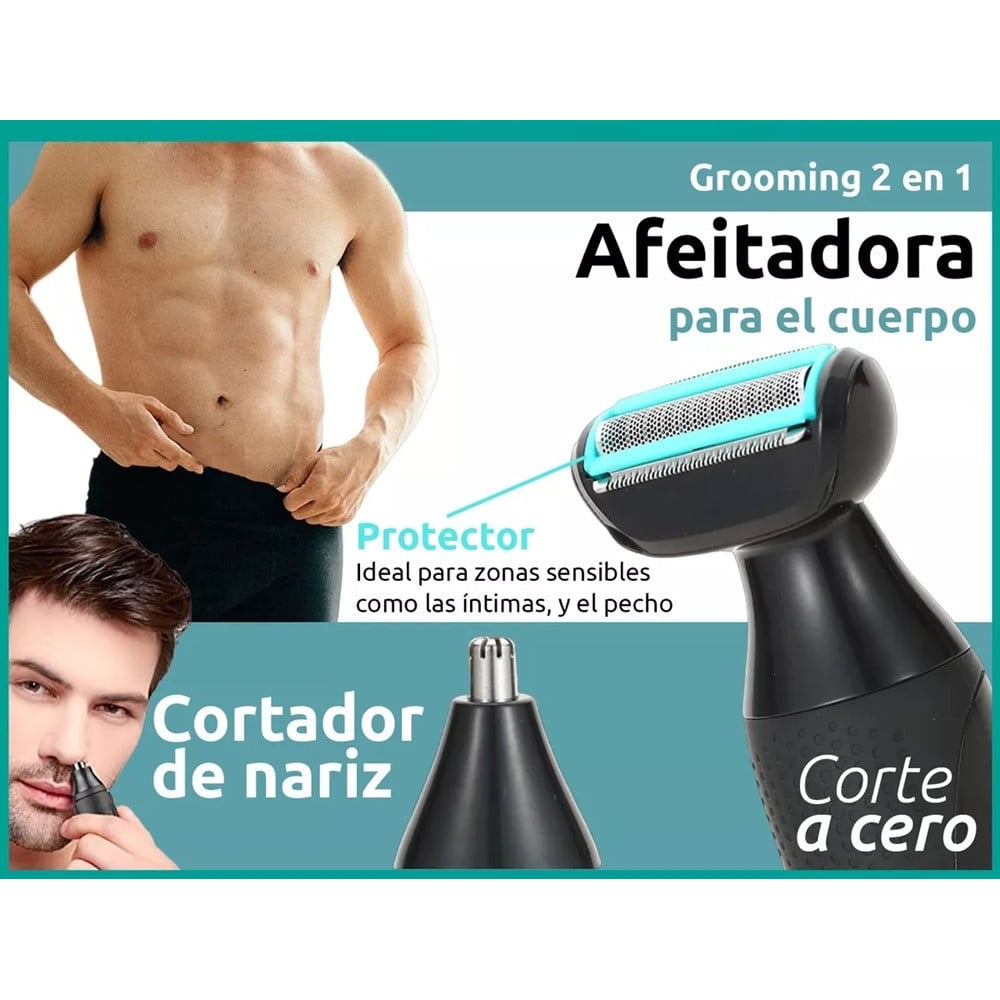 Tagliacapelli Professionale VGR V-601 | Rasoio 2in1 Body Trimmer Barber