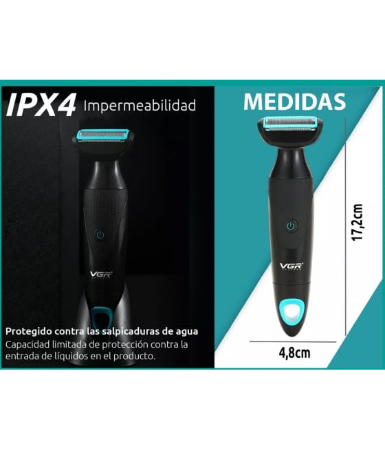 Tagliacapelli Professionale VGR V-601 | Rasoio 2in1 Body Trimmer Barber