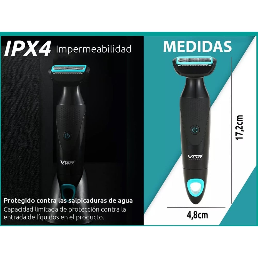Tagliacapelli Professionale VGR V-601 | Rasoio 2in1 Body Trimmer Barber