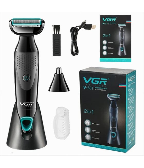 Tagliacapelli Professionale VGR V-601 | Rasoio 2in1 Body Trimmer Barber