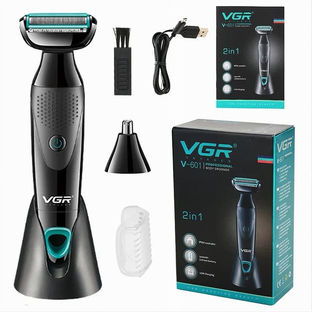 Tagliacapelli Professionale VGR V-601 | Rasoio 2in1 Body Trimmer Barber