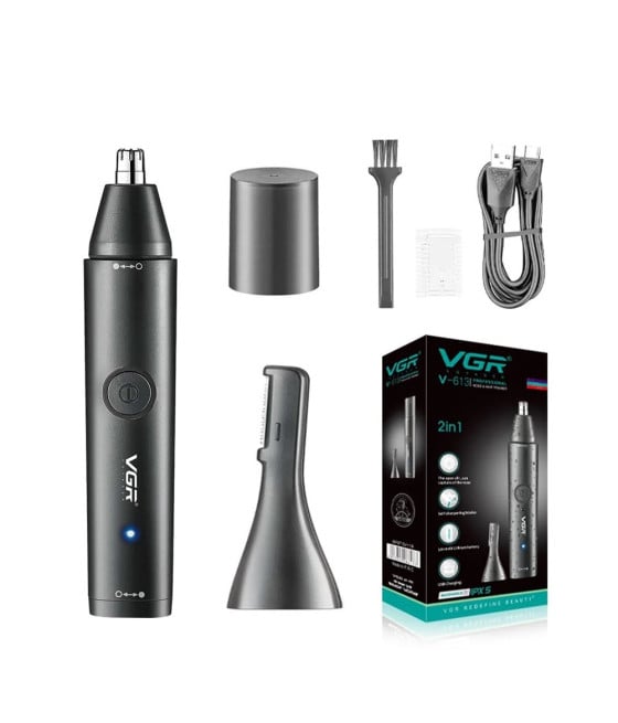 VGR V-613 Trimmer Professionale Naso Sopracciglia Tagliacapelli Barber